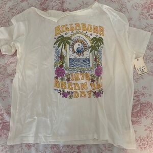Billabong White Graphic T-Shirt